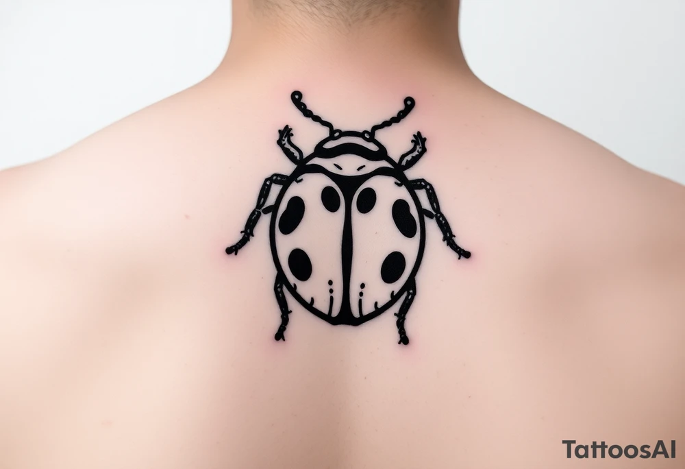 Gangster ladybug tattoo idea