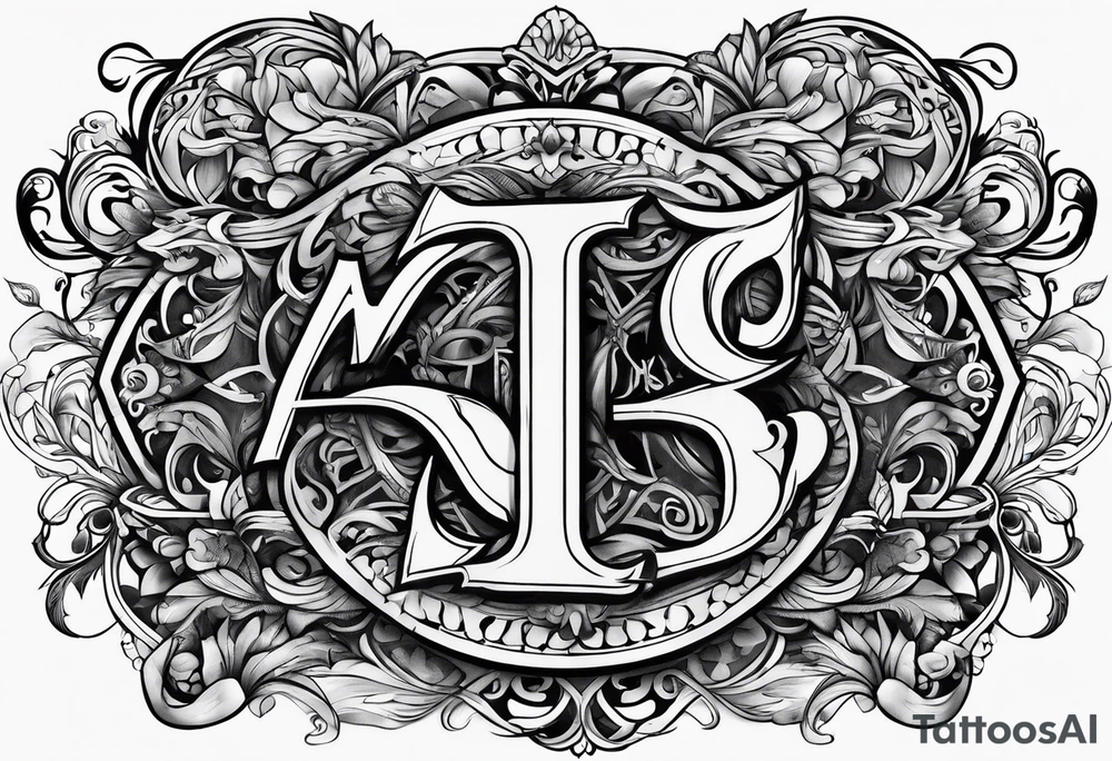 NCJB letters tattoo idea