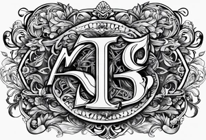 NCJB letters tattoo idea