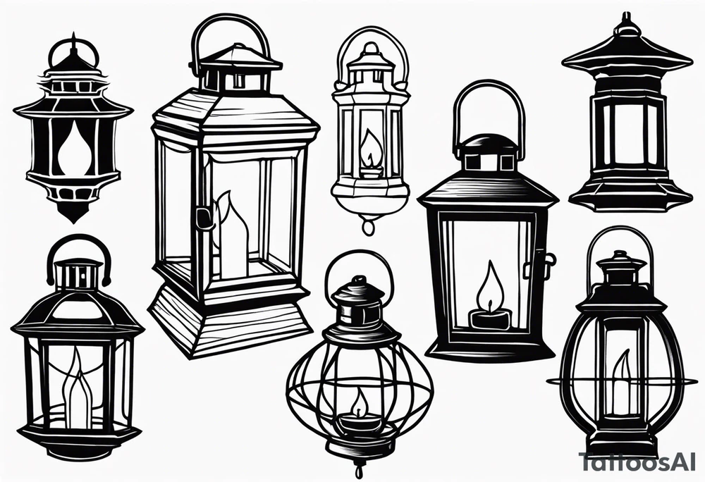 Eerie Lantern tattoo idea