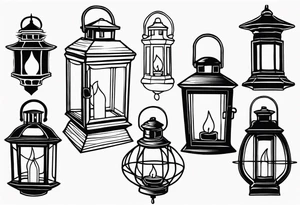 Eerie Lantern tattoo idea