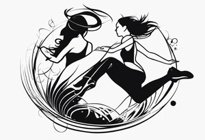 CLUB DANCE tattoo idea