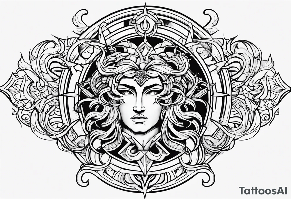 chaos greek god symbol tattoo idea