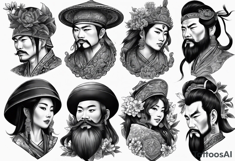 Ho hoan kiem vietnam tattoo idea