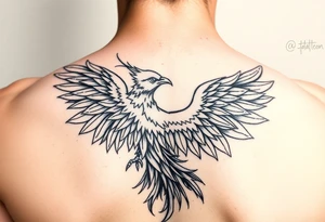 phoenix aesthetic tattoo idea