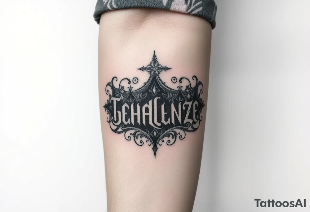 Combine the names rosela dashi and thellenze for a tattoo tattoo idea