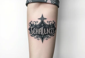 Combine the names rosela dashi and thellenze for a tattoo tattoo idea