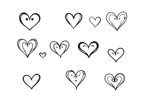 12 unique cute hearts tattoo idea