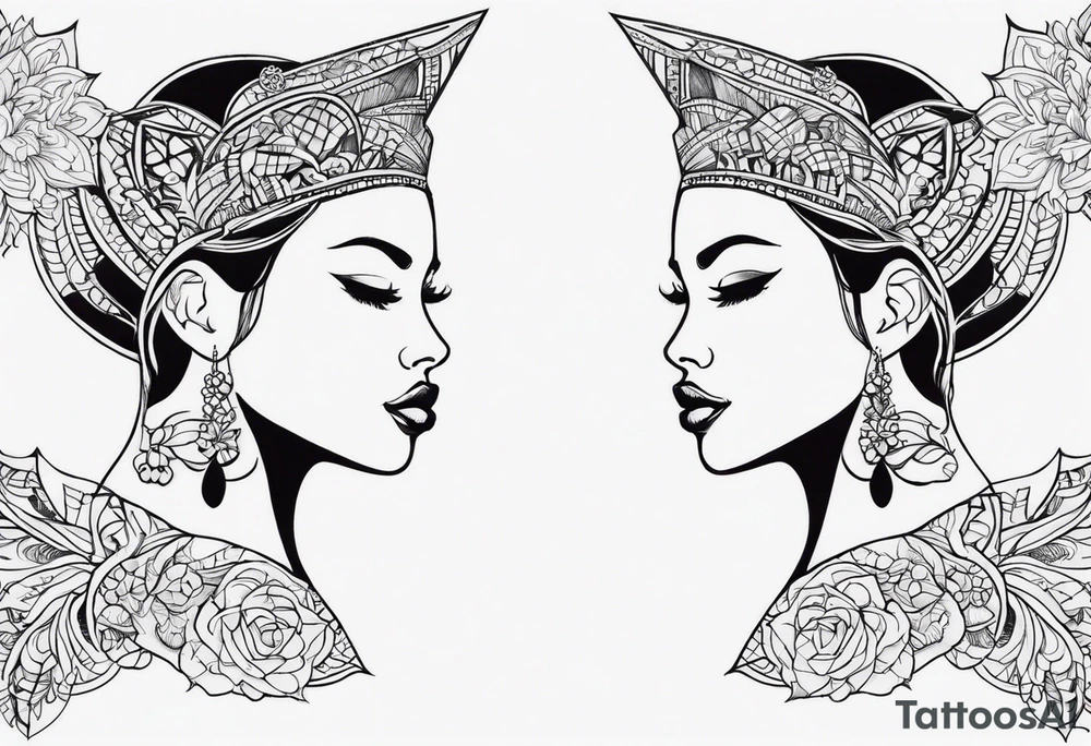 Matching tattoo with friend cool tattoo idea