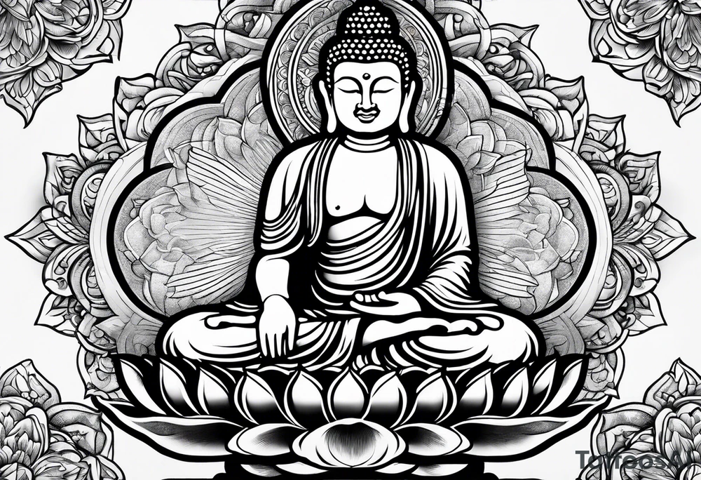 buddha tattoo idea