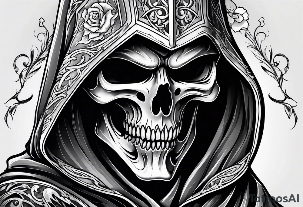 grim reaper tattoo idea