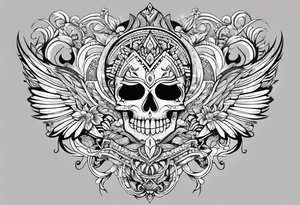 shoulder tattoo focused on family. tattoo idea