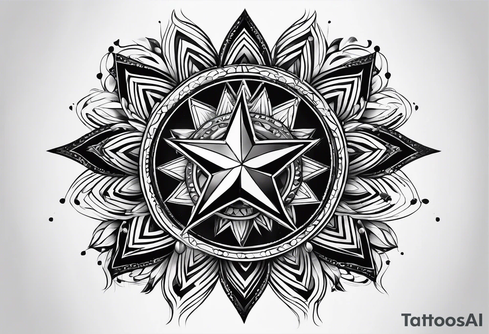 star tattoo idea