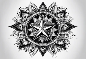 star tattoo idea