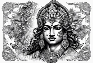 Karna Mahabharata tattoo idea