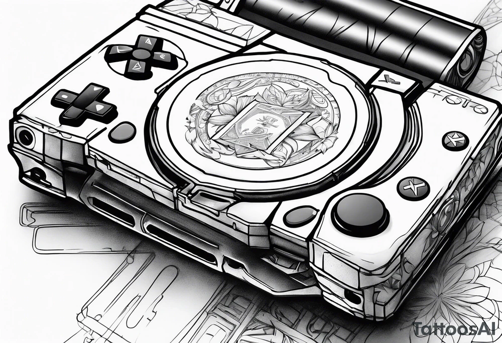 Carte, PlayStation tattoo idea