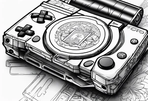 Carte, PlayStation tattoo idea