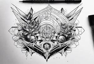 Futuristic hope tattoo idea