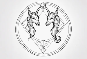 gemini capricorn cancer tattoo idea