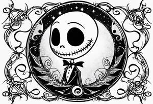 Nightmare before christmas, Dr finklestien chibi tattoo idea