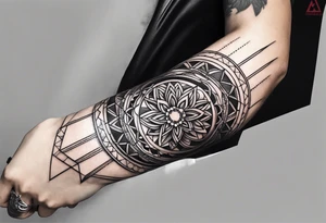 forearm band tattoos tattoo idea