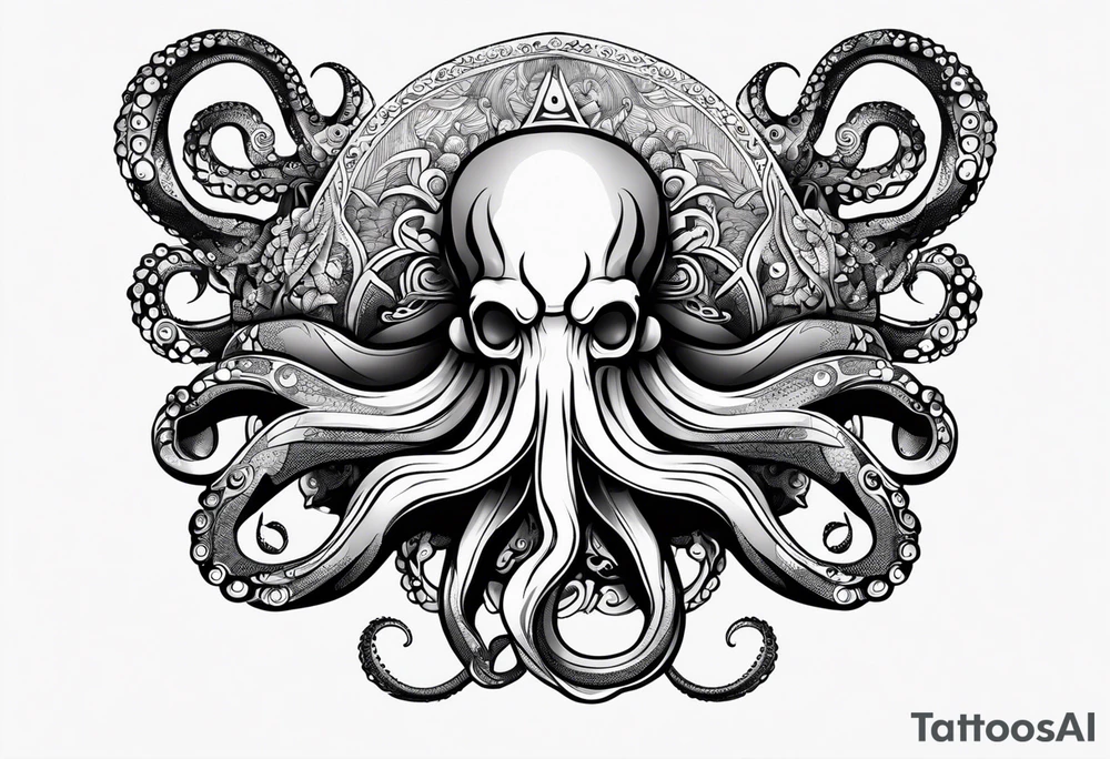 octopus armband tattoo idea