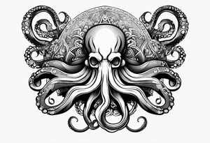 octopus armband tattoo idea