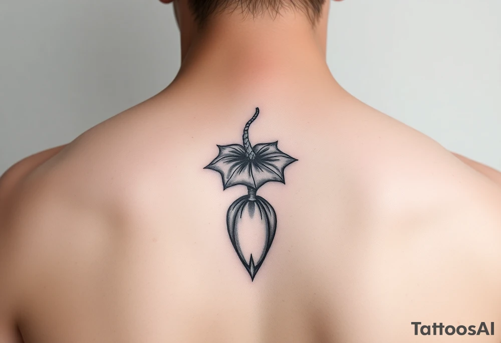 abstract nightshade tattoo idea