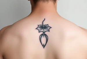abstract nightshade tattoo idea