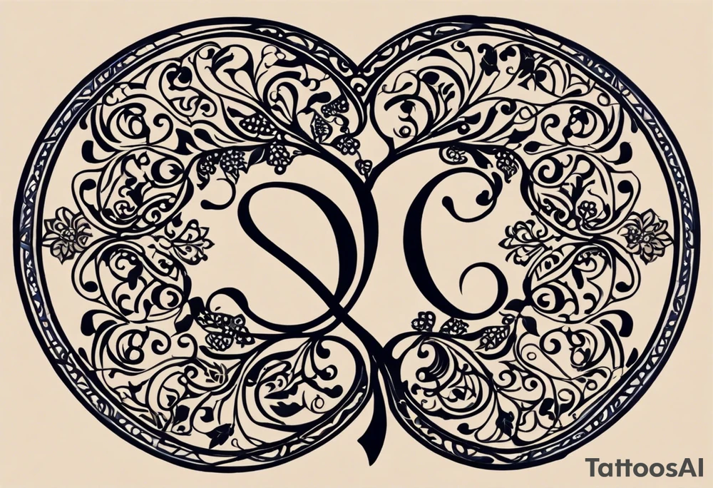 Anglais :
"I would like a forearm tattoo that represents love and family, designed with an elegant and timeless aesthetic. It should integrate the initials SDCM in a subtle yet meaningful way, perhaps intertwined with symbols like a heart, infinity sign, or tree of life. The overall design should convey a sense of connection, unity, and deep emotional significance tattoo idea