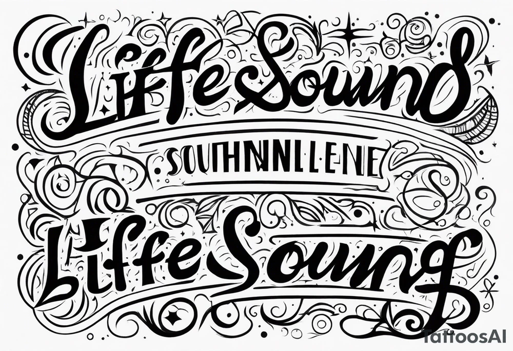 Lifesound tattoo idea
