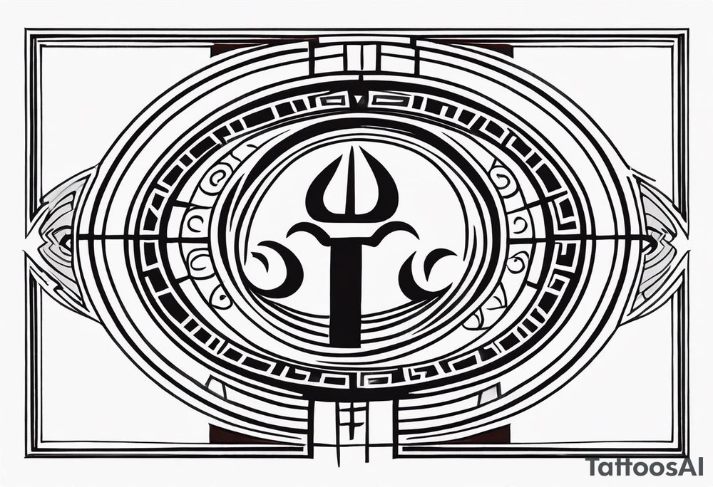 Ancient greek strong symbol tattoo idea