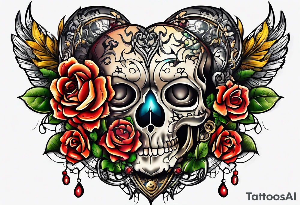 While my heart is beating tattoo idea