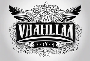 Valhalla heaven tattoo idea