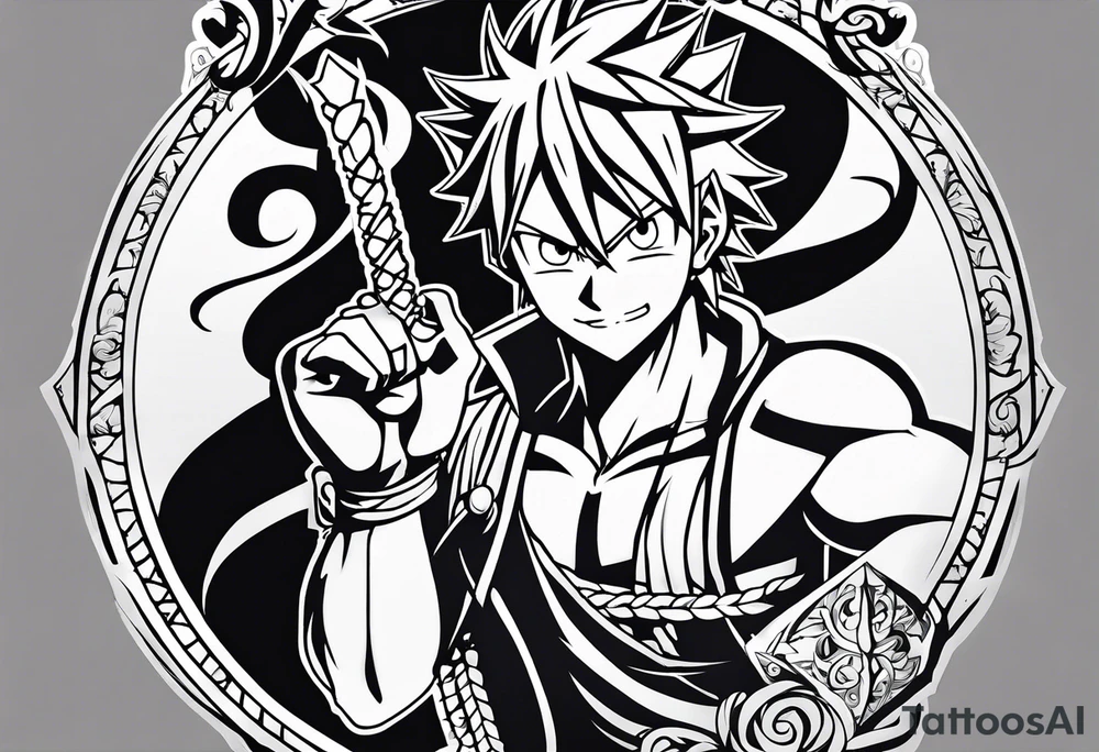 The anime show Fairy tail logo tattoo idea