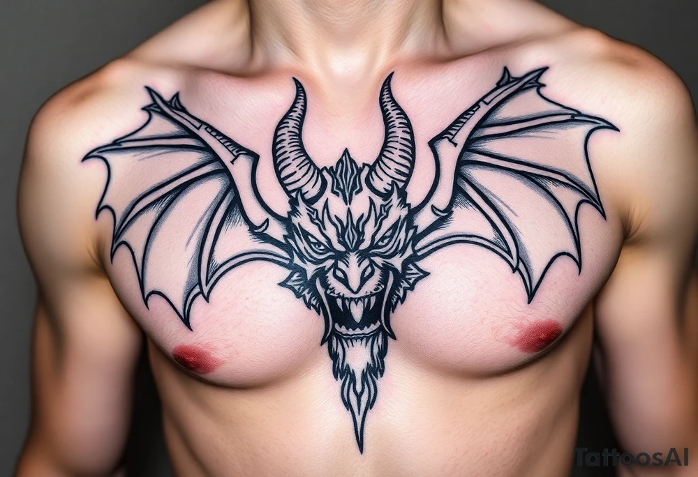 demon tattoo idea