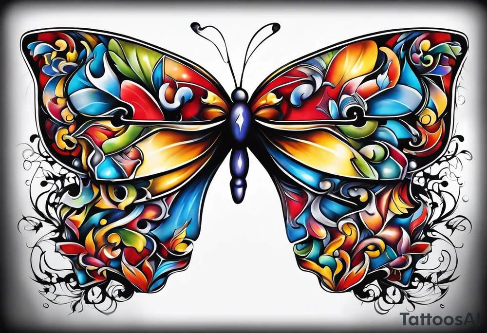 Autism puzzle piece tattoo idea