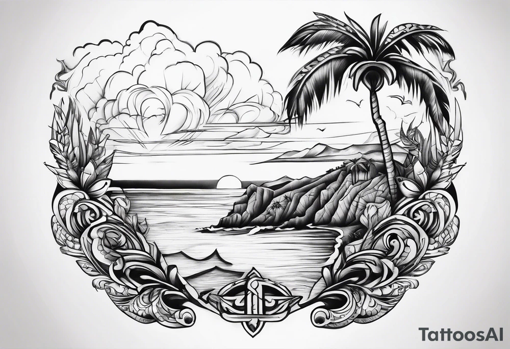 Puerto Rico symbol tattoo idea
