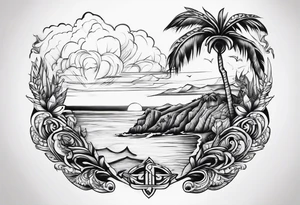 Puerto Rico symbol tattoo idea