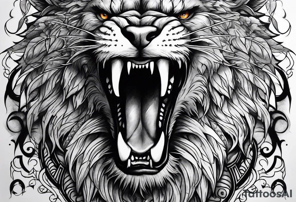 Beast within tattoo idea