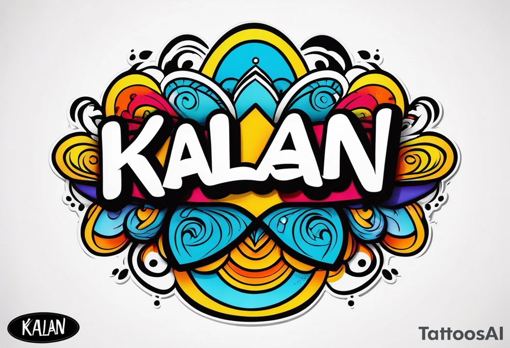 Name tattoo says kalan tattoo idea