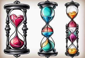 Hourglass tattoo idea