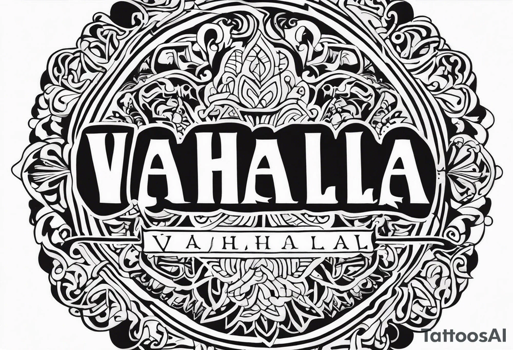 Valhalla swedish Norwegian tattoo idea