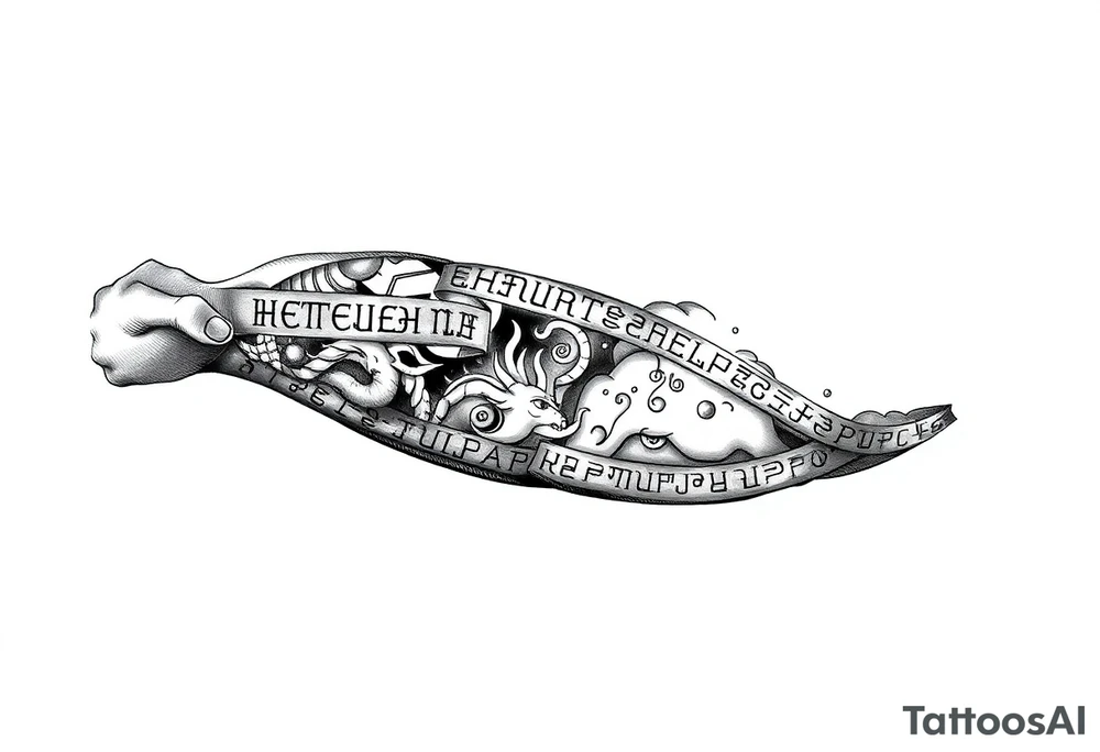 Nordic runes tattoo idea