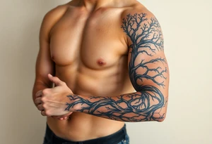 Tree covering entire arm/hand tattoo idea