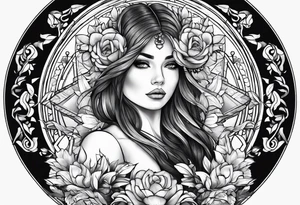 strength and beauty tattoo idea