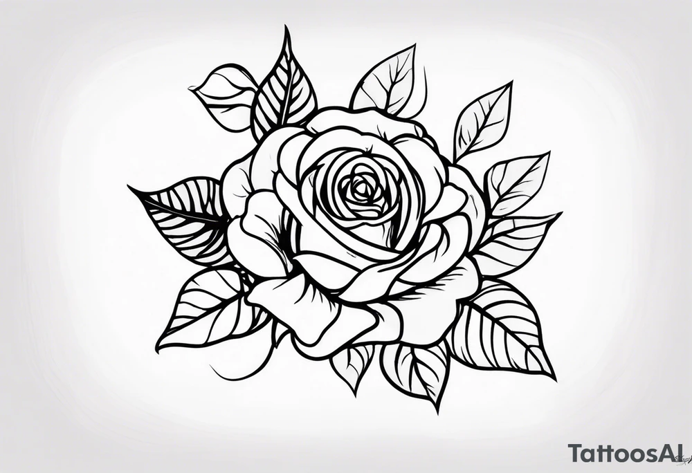 2 Rosen Stacheldraht tattoo idea