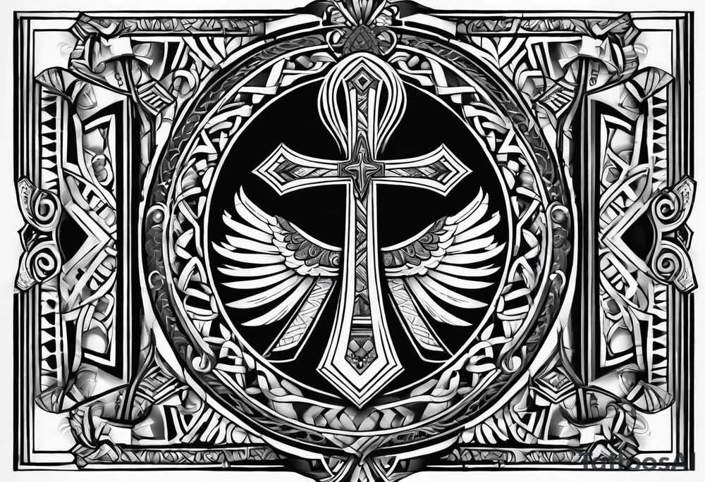 ankh, arm tattoo idea
