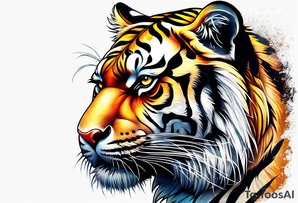 tiger tattoo idea