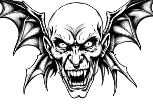 vampire tattoo idea